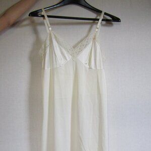 Vintage Long White Slip